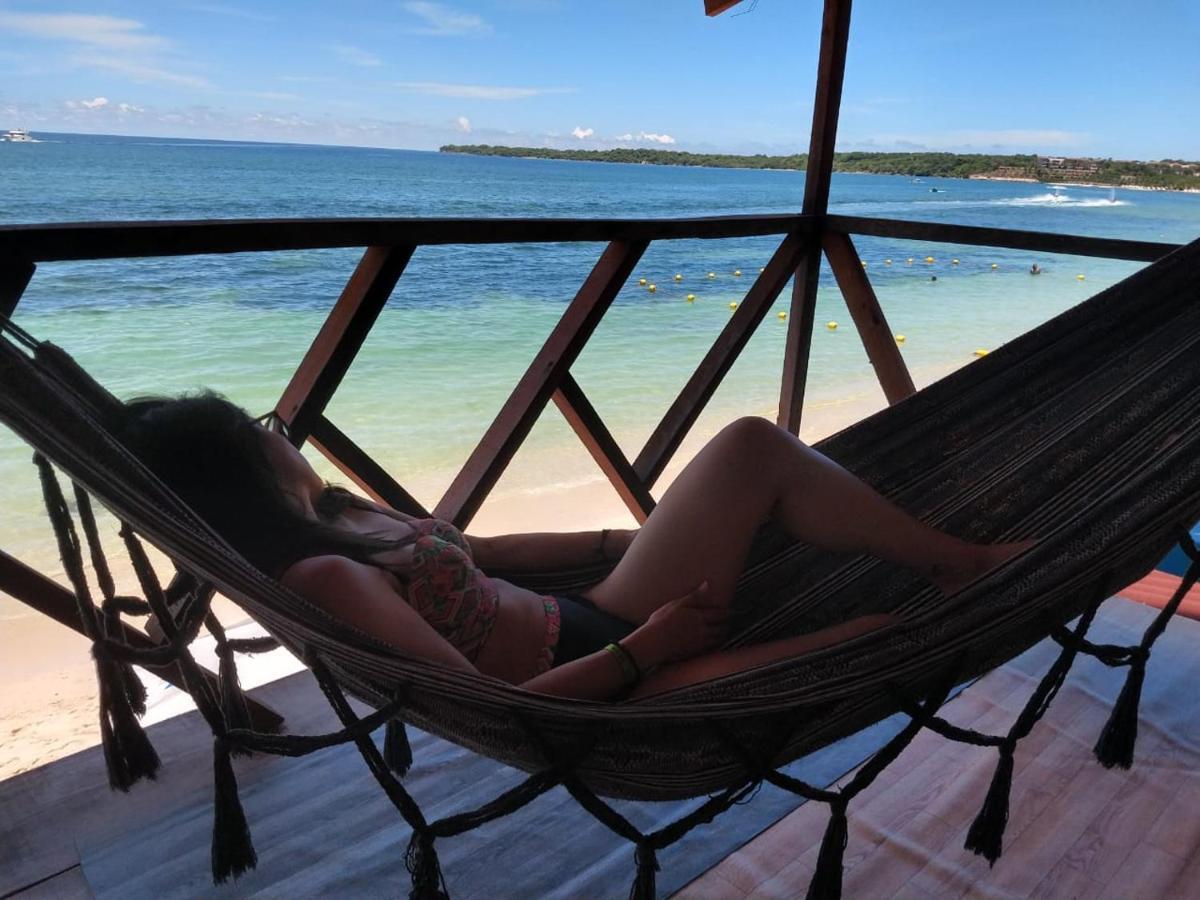 Cabanas Black And White 호텔 Cartagena 외부 사진